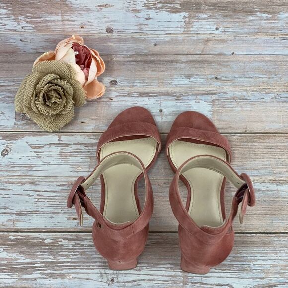 Marc Fisher Ltd Karlee Ankle Strap Sandal, Size 8 M - Pink - Picture 4 of 5